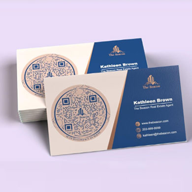 business cards with qr code