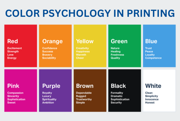 color psychology in printing