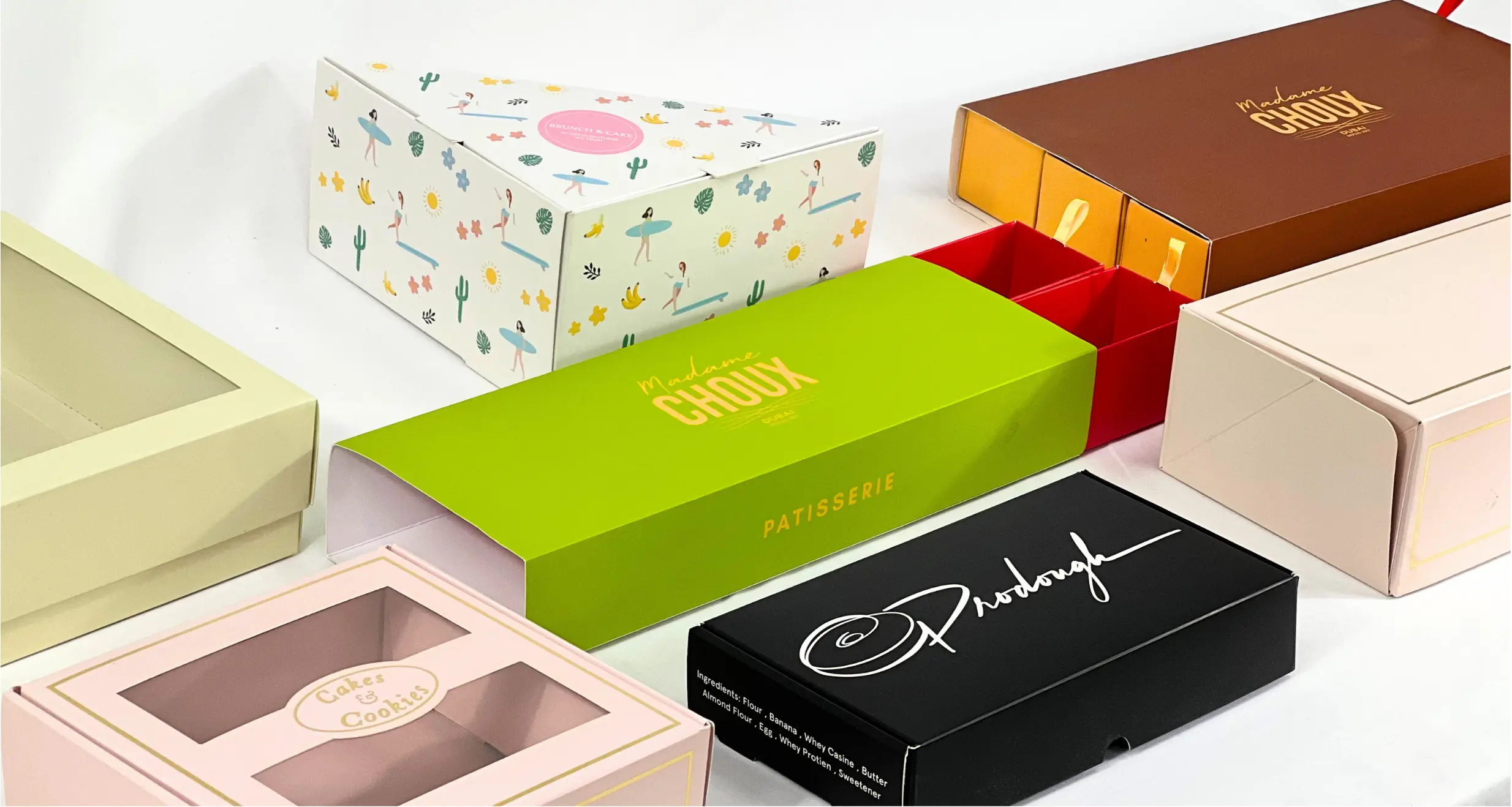 customized packaging for cakes in dubai