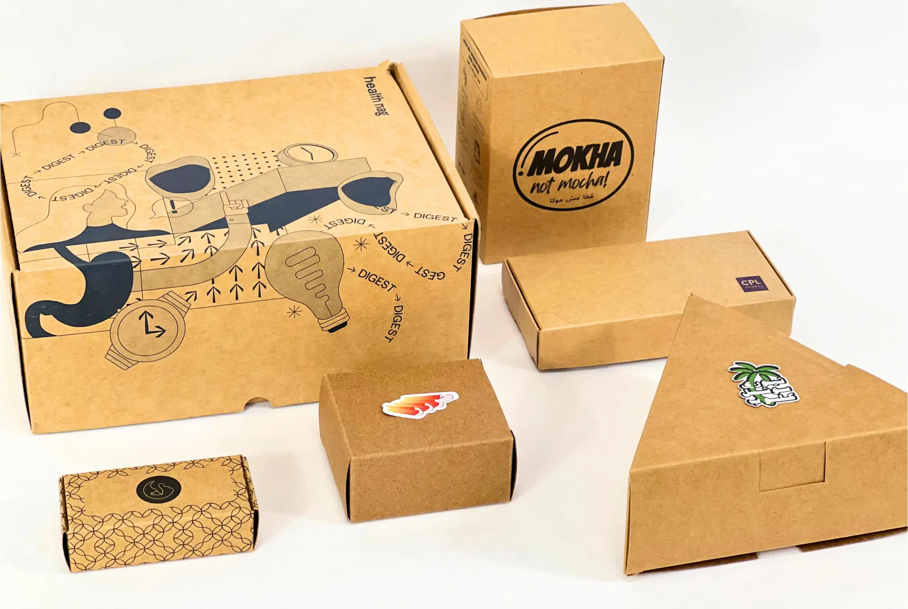 sustainable packaging kraft boxes in dubai