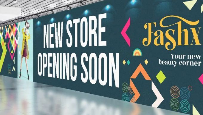 large banner printing for shopping malls