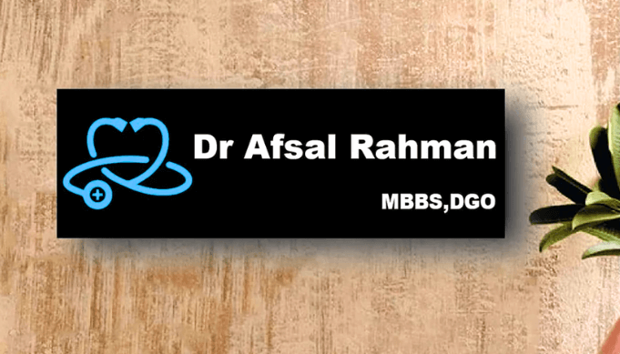 custom name boards for offices and clinics