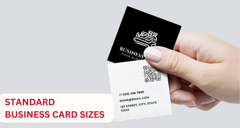 standard business card sizes