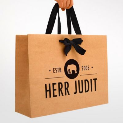 kraft paper bag printing with back screen printing