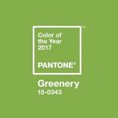 Pantone 15-0343 Greenery (2017)
