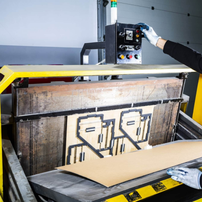 die cutting of paper