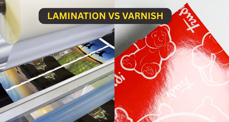 difference between lamination and varnish in printing