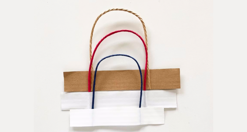 twisted paper handles for paper bags
