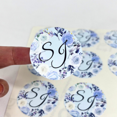 circular paper sticker printing in dubai
