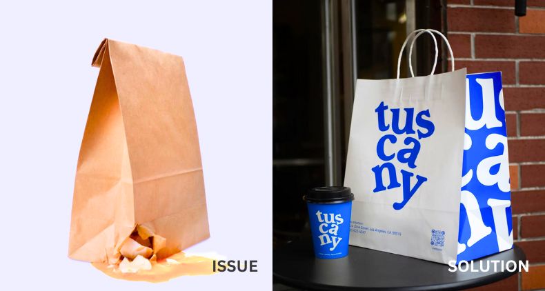 best paper bags for restaurants and cafes