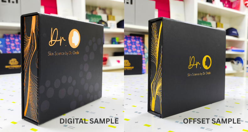 difference between digital and offset sample