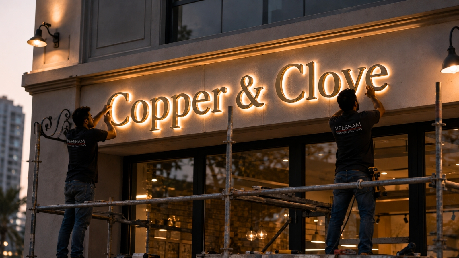 installation of signage in dubai