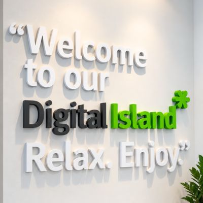 3d acrylic lettering quote