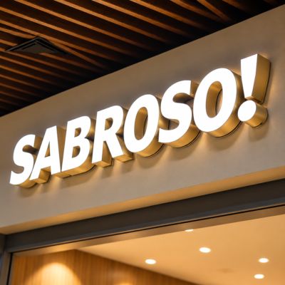 frontlit indoor signage dubai