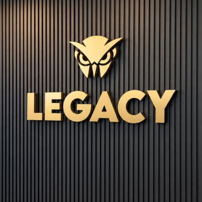 premium 3d gold plated logo sign for walls